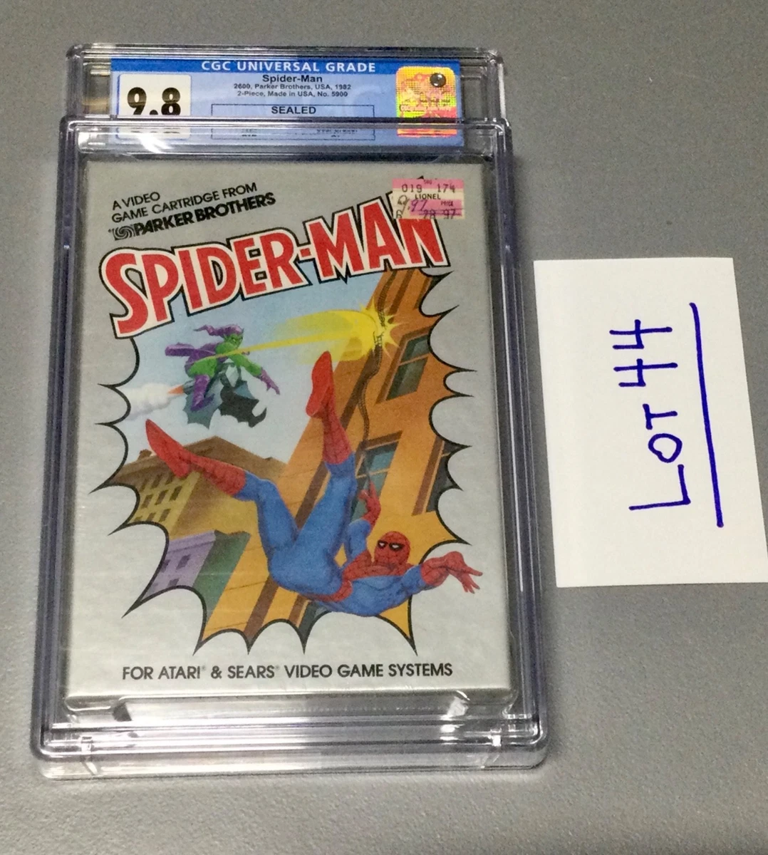 Jeu Spiderman Atari 2600 Version USA – NTSC – Cartouche Seulement (bon état)