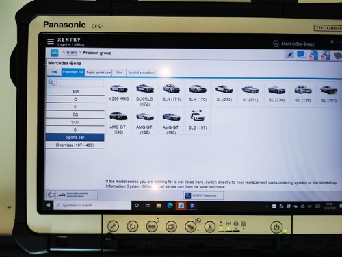 Coche Mercedes MB Star C4 C5 C6 Xentry 2025 + 2023.09 MK3 8GB RAM 512ssd CFD - Imagen 10 de 17