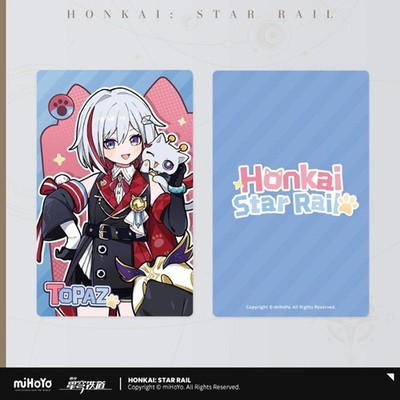 [Honkai Star Rail] Tiny Cat Series Laser Collectible Tickets - Topaz