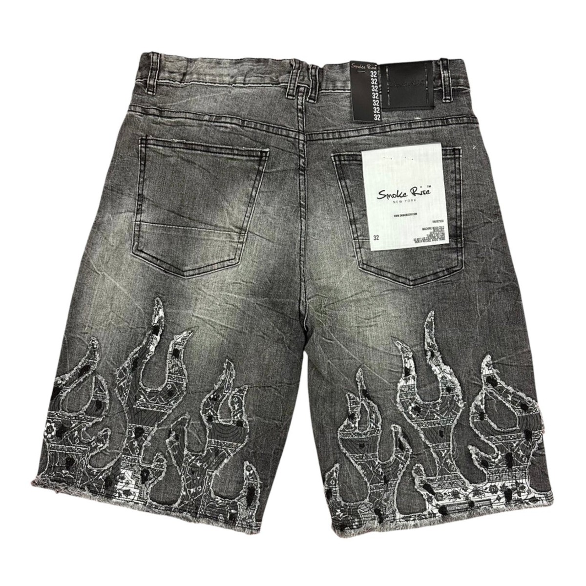 Smoke Rise Fashion Denim Short Mens Style : Js25246 | eBay