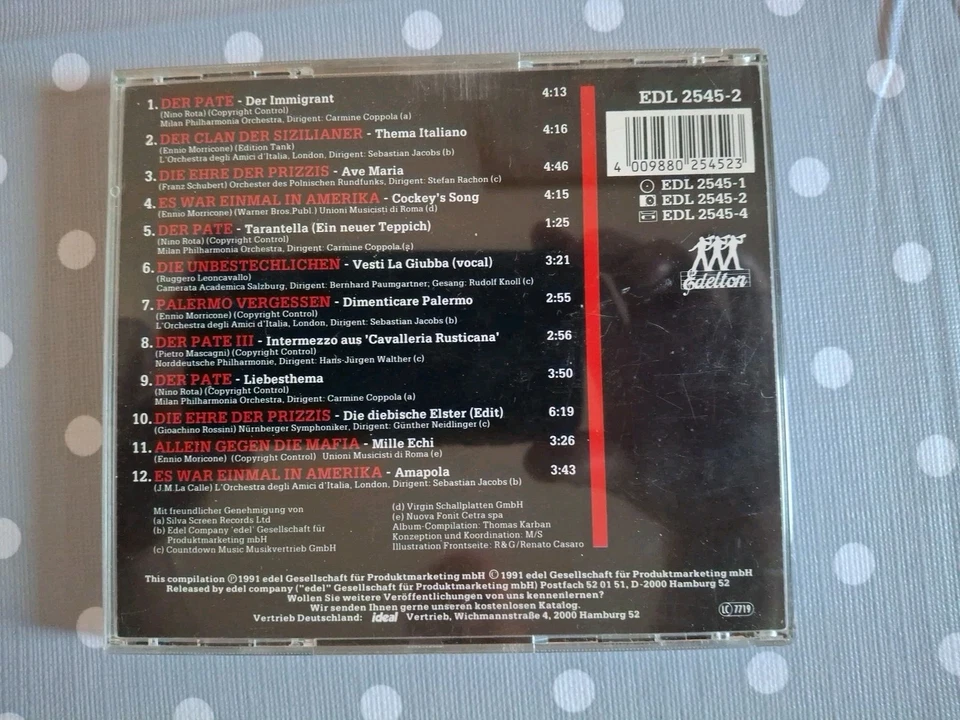 Cosa Nostra / Melodien aus den größten Mafiafilmen - Bild 2 von 2