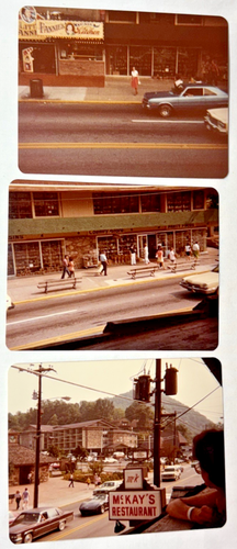 LOT OF 3 1970'S PHOTOS OF DOWNTOWN GATLINBURG TENN. FANNIE'S KITCHEN & McKAYS C1 - Picture 1 of 7