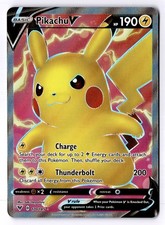 Pikachu V (Full Art) 170/185 Swsh04: Vivid Voltage Holo NM