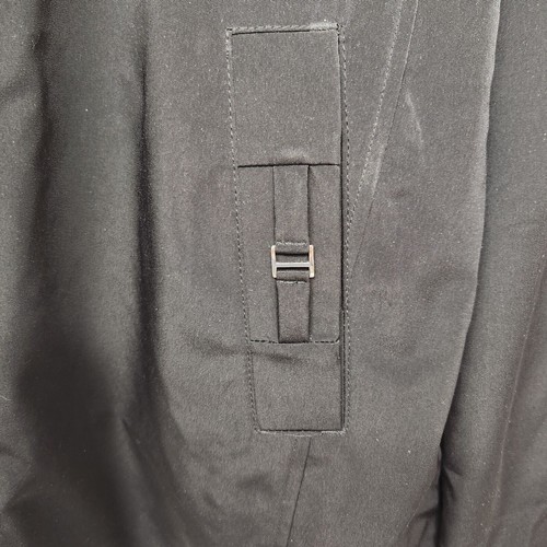 Trench Coat Rain Cloak Fleet Street Womens Med Reversible Hood Black Zip Jacket - Picture 7 of 20