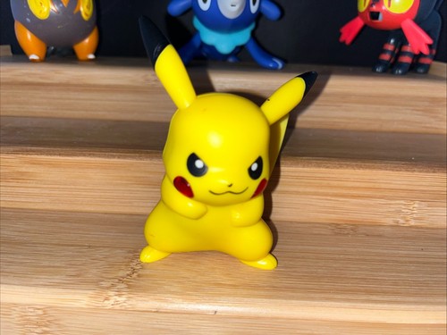 Pokémon Starter Figures Set Of 4 Toys Pikachu Pignite Moon Sun Litten Popplio - Picture 4 of 20