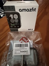 NIB Amazfit Bip 6 Smart Watch 46mm - 14 Day Battery  ~ AMOLED  ~ GPS ~ A2435