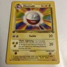 Pokémon TCG Electrode 18/64 1st Edition Nonholo Card WOTC Jungle
