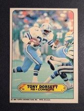 🏈🔥1983 Topps Stickers Tony Dorsett #11 HOF Dallas Cowboys 🏈🔥