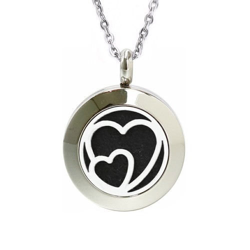 Collar Colgante Aroma Acero Inoxidable 20mm Perfume Aceite Esencial Difusor - Imagen 56 de 93