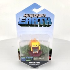 Minecraft Earth Boost Mini Figure Pack - SMELTING BLAZE (In-Game Boost) New
