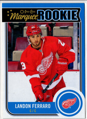 2014-15 O-Pee-Chee Hockey Marquee Landon Ferraro No. 516 Detroit Red Wings