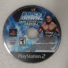 WWE SmackDown: Here comes the pain PlayStation 2 PS2 Working Disk only