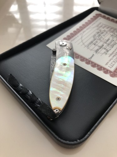 William Henry B5 Monarch, Damascus, Gold-lip MOP, Prototype in Mint Condition - Picture 10 of 10