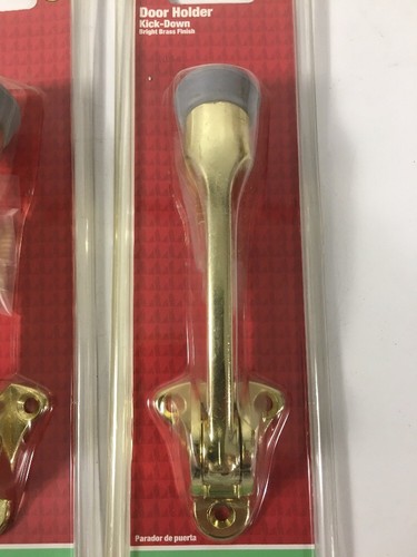 ACE 4" Kick Down Door Holder Bright Brass 5295084 LOT of 3 (ACE2) - Picture 3 of 4