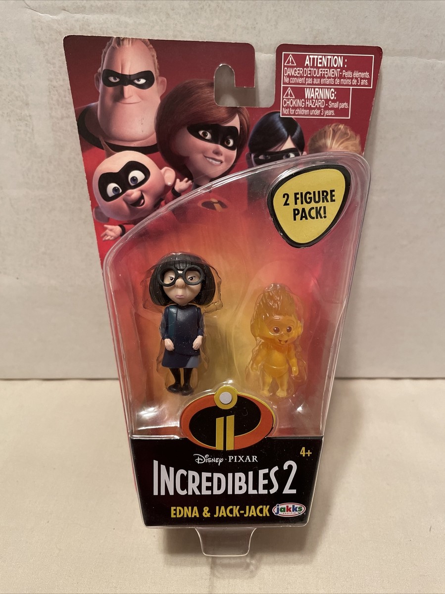 2018 Jakks Pacific Disney Incredibles 2 Edna Mode & Jack