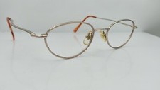 Vintage Alfred Sung 4131 Silver Metal Oval Sunglasses FRAMES ONLY Japan