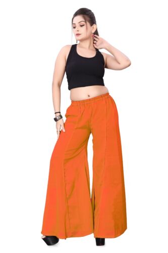 Ruffle Wide Leg Belly Dance Sheer Chiffon Palazzo pant All Size Palazzo C17 - Picture 115 of 185