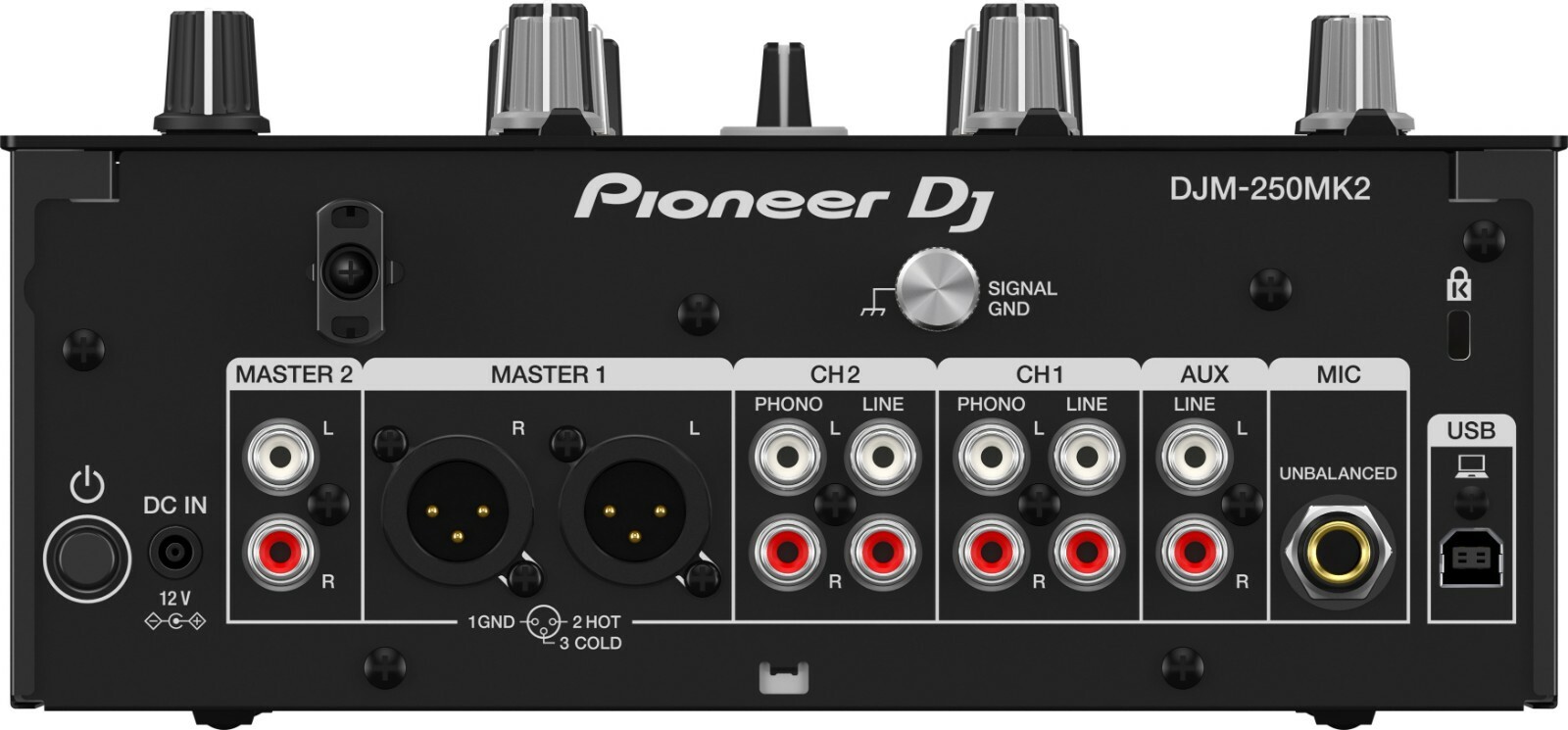 Pioneer DJM-250MK2 DJ MIXER 2 CH with REKORDBOX + 2 Control Vinyl DVS Bundle