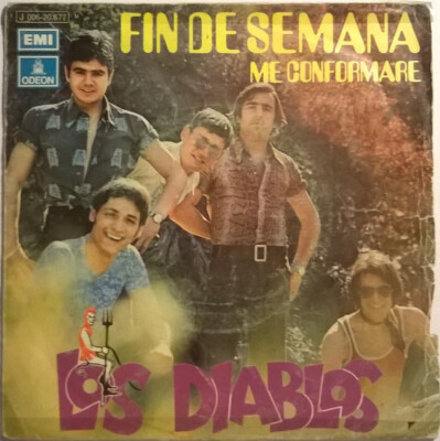 Los Diablos Fin De Semana Vinyl Single 7inch NEAR MINT Odeon Records