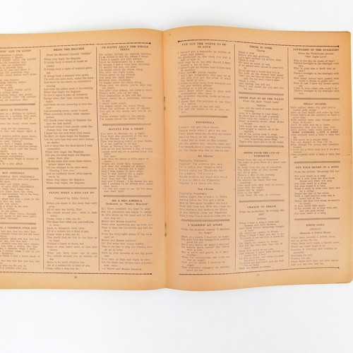 National Song Book Vol. 8 No. 4 Andrew Sisters 1940's Music Lyrics - Picture 8 of 9