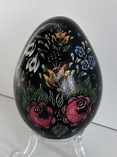 933/24 Osterei Gänseei Ostern Osterstrauch Osteranhänger Handarbeit - Bild 1 von 4