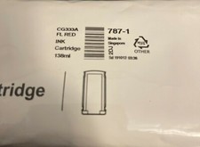 4 Pitney Bowes 787-1 RED FLOURESCENT INK 138ML HI YIELD CARTRIDGE CG3 GENUINE 