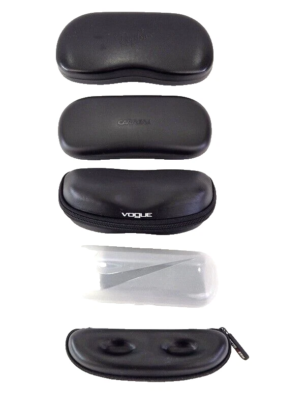 Brillenetui Set 5 Stück Vogue Ray Ban Nike CarreraHartschale Schutz Aufbewahrung - Bild 2 von 4