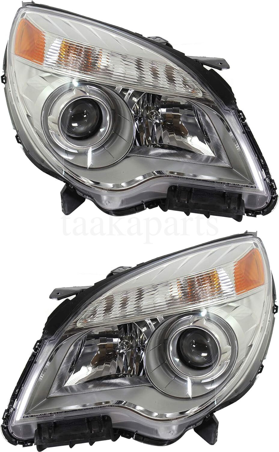 Фары Пара галогенных проекторов для Chevy Equinox LS / LT 2010-2015 годов выпуска