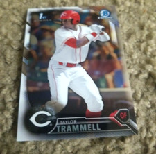 TAYLOR TRAMMELL 2016 BOWMAN DRAFT #BDC-13 MARINERS/REDS (FIRST ROOKIE CHROME)