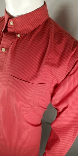 camisas para hombre manga larga color Rojo Vanheusen classic fit talla L/G - Picture 5 of 7