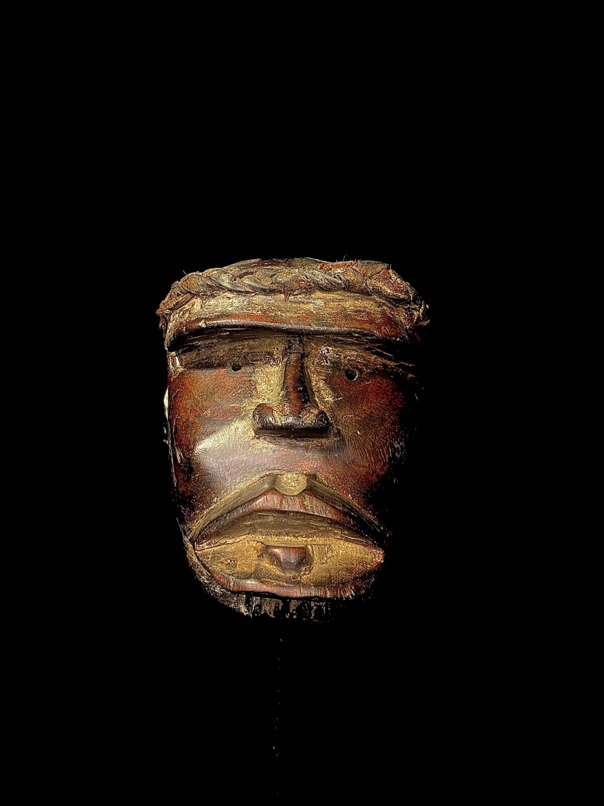 African Tribal Face Mask Wood Hand Carved Wall Hanging Mask Dan-Kran-3428 - Photo 5 sur 12