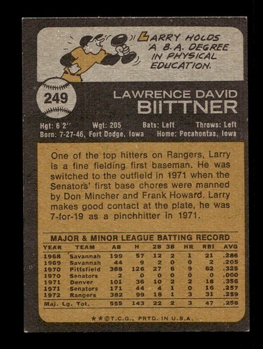 1973 Topps Baseball 2-271 EX/EX-MT Pick From List All PICTURED uu4 - Picture 285 of 455