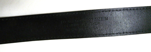 Oobe schwarzer Ledergürtel Mitarbeiter Uniform Größe Medium 39" Gesamtlänge CFA - Bild 4 von 8