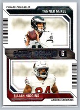 2023 Panini Contenders #24 Tanner McKee / Elijah Higgins Round Numbers