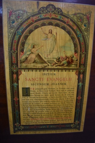 Set ältere lateinische Messekarte für Ihre Kirche, laminiert auf Holzplatten (CU740) - Bild 7 von 18
