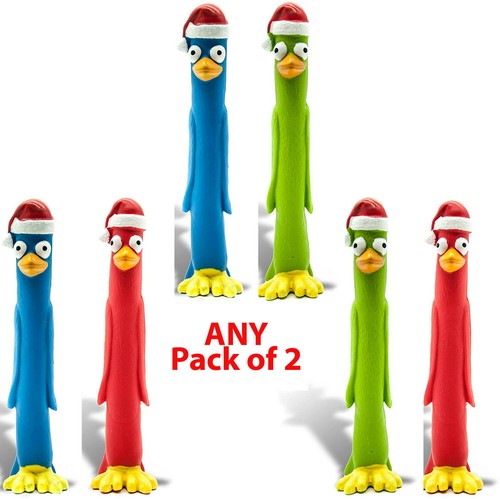 10 Zoll lang LATETEX Hund Kauspielzeug Geschenk RUDOLPH quietschend Weihnachten Weihnachten festlich quietschend - Bild 11 von 12