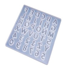 kleine Silikonform Buchstaben Alphabet Zahlen...