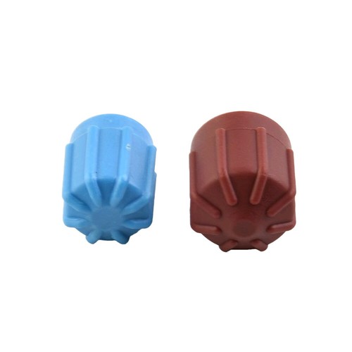 2pcs Air Conditioning Valve Core Valve Dust Cover High/Low Voltage Kit - Picture 5 of 12