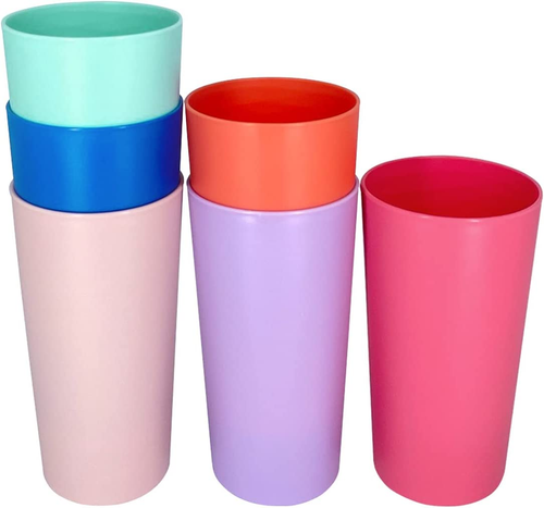 26 Ounce Plastic Tumblers/Large Drinking Glasses/Party Cups/Iced Tea Glasses,Unb - Picture 7 of 7