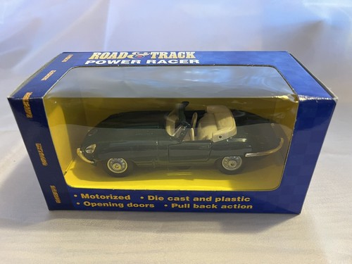 New Jaguar E Type Maisto Power Racer 1/37 Model Car 4.5" Long Vintage - Picture 2 of 11