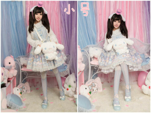 Kawaii Cute Cinnamoroll Plush Cross Body Messenger Shoulder Bag Doll Backpack - Picture 11 of 13