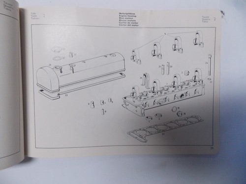 1959 MERCEDES-BENZ TYPE 220B CATALOG -OEM-ORIGINAL - Picture 3 of 4