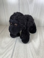 Aurora Baby Gorilla Plush Black Stuffed Animal Soft Children  s Toy Pellets