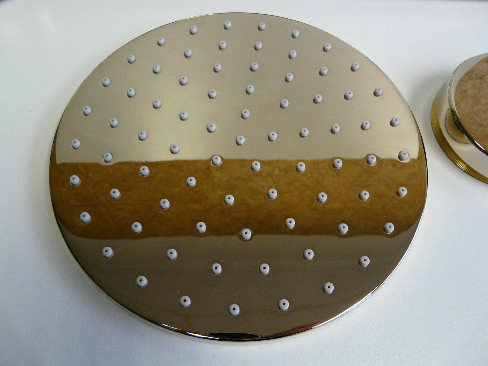 Details zu Regenbrause Edelmessing, Brause, Kopfbrause, Tellerkopfbrause, 200mm Neuer Versandhandel