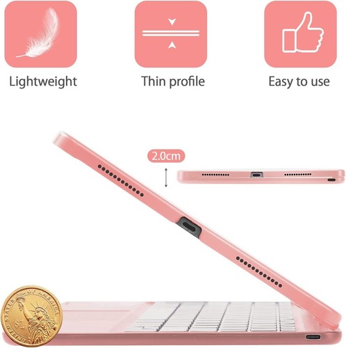 Backlit Touchpad Keyboard Case With Rotate For iPad 10th 11th Gen A16 11 inches - Picture 13 of 33