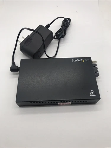 StarTech ET91000SC2 Multi Mode Fiber Media Converter-ETCHS2U Rackmount Chassis