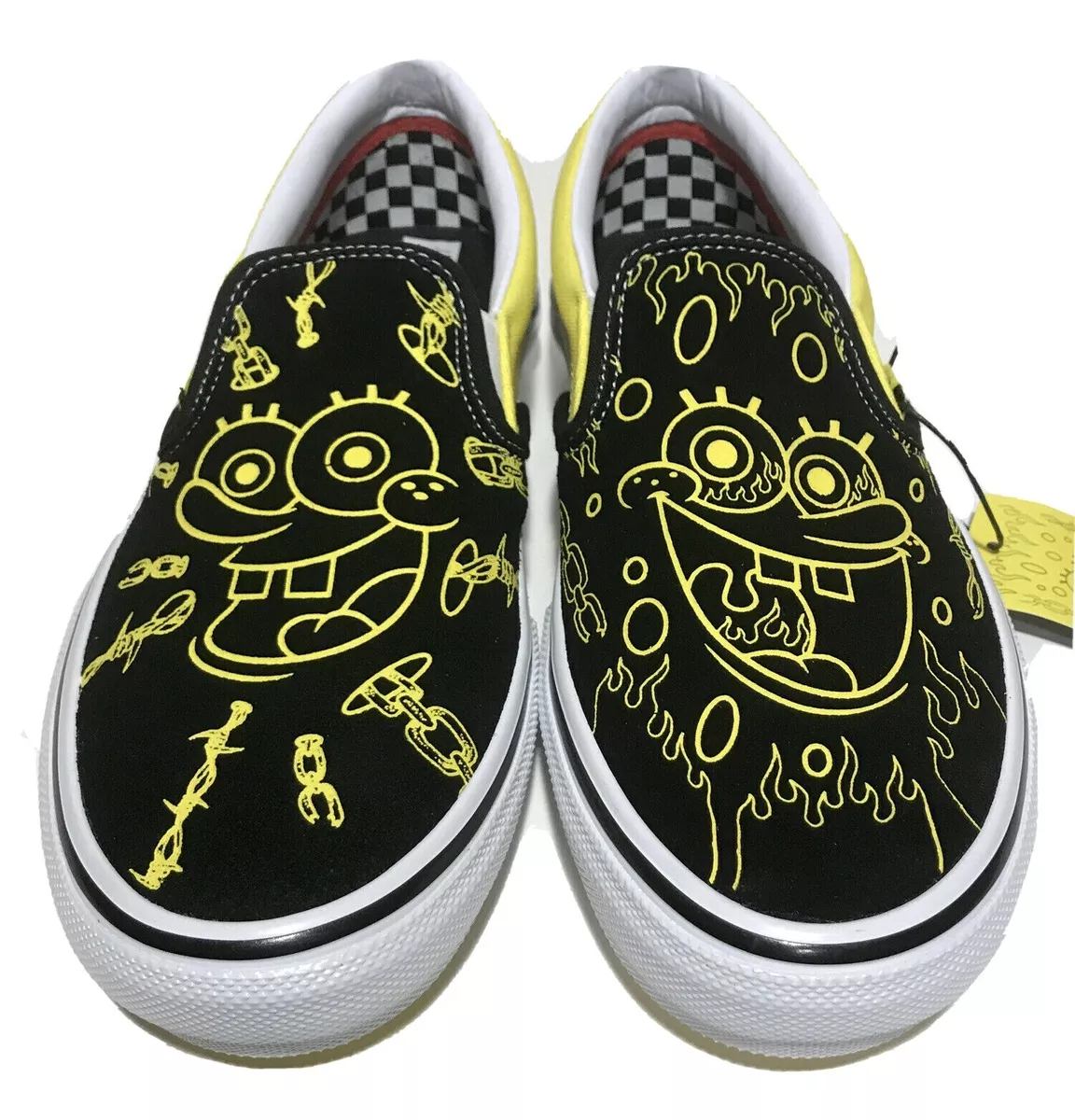 Vans slip top on spongebob