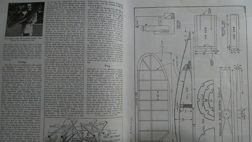 Model Airplane News April 1938, 3 plans Cavu by Ken Willard, Monocoupe rubber FF - Picture 8 of 12