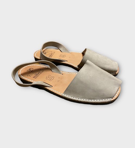 Mibo Cosits Avarca de Menorca Men's Sandals Size 12 Leather Slingback NWT