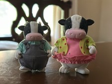 Lil Woodzeez MOOSICAL MOO COW Family of 2 Mom Dad